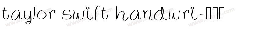 taylor swift handwri字体转换